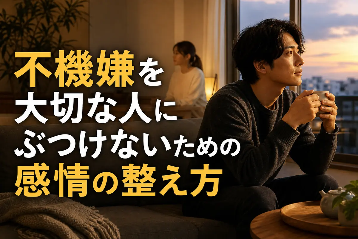 気持ちを落ち着けてから会話に向き合おうとする人。