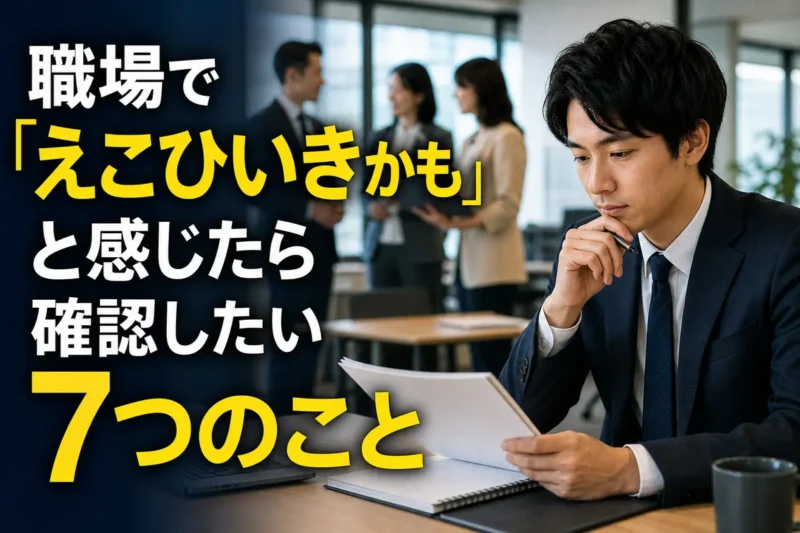 職場での出来事を落ち着いて記録し、公平性を確かめる会社員。
